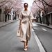Women's Clothing New Summer Fashion Round Neck Solid Color Lace Up Dress Women's Wear_ecoleips.com