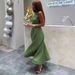 Slim Fit Solid Color Long Dress for Women Elegant Luxurious Commuter Work Autumn Spring Regular Size European American Style_ecoleips.com