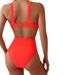 Women's Clothing Sexy Solid Color Bikini Set Style Exclusive Quick-Dry Polyester, Modest Coverage, Beach & Pool Ready_ecoleips.com
