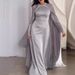 Women's Clothing New Dress High End Long Cape Sleeves High Waist Dress_ecoleips.com