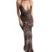 Sexy Leopard Print Backless V-neck Tie Summer Long Women's Slip Bodycon Dress_ecoleips.com