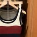 Korean Retro Color-Block Sleeveless Top - Stretchy Knit Camisole With Breathable Polyester Blend, Slim Fit Casual Wear For Women_ecoleips.com