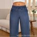 Summer High Waisted Slimming Floor Length Tencel Denim Jeans Loose Fit Versatile Casual Style for Women 2026 New Arrival_ecoleips.com