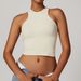 Women's Clothing Seamless Racerback Yoga Vest For Women Tight Fitting One Piece Stomach Covering Sports Top Yoga Wear 7725_ecoleips.com