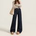 Denim Blue Fleece-lined Flared Jeans For Women, 2025 Autumn And Winter New Style, Loose Fit, Slimming, Non-clingy,_ecoleips.com