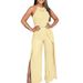 Casual Lace Top Wide Leg Pants Set Women's Clothing Slimming Beach Vacation Fresh Sweet Stylish New_ecoleips.com
