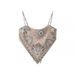 Ins Beach Vacation Style Irregular For Women 2025 Summer New European A American Printed Camisole With Bowknot_ecoleips.com