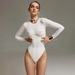 Aria Basics 2026 New Model Women's One-Piece Swimsuit, European And American Bikini, Sexy Long-Sleeve Swimwear Women, Wholesale_ecoleips.com