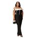 Women's Clothing White Big Bow Diamond Chain Dress_ecoleips.com