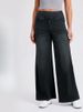 K High Waisted Yoga Jeans For Women, High Stretch And Slimming, Loose Pockets, Wide Leg Casual Pants_ecoleips.com