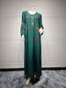 Women's Clothing Middle Robe Embroidered Embroidered Abaya Dress Long Skirt Dubai_ecoleips.com