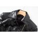 Women's PU Motorcycle Leather Jacket Slim Fit Lapel Multi Zip Design Paired with Bodycon Skirt Set_ecoleips.com