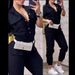 Summer Women's Short-Sleeved Slim Waist Fashion Workwear Jumpsuit_ecoleips.com