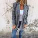 2025 Autumn/Winter Cardigan Jacket For Women, Casual And Fashionable, With A Houndstooth Lapel Suit_ecoleips.com