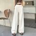 Aria Basics American-style Wide-leg Jeans For Women, New High-waisted Slimming Loose Pleated Casual Straight-leg Pants With A_ecoleips.com