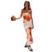 Summer Floral Print Strapless Off-Shoulder Dress for Women Slim Fit Elegant Sexy Cross Border Wholesale European American Style_ecoleips.com