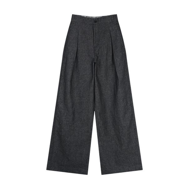 Suitable For All Seasons CLEAN SPACE Lazy Style Linen Casual For Women 2025 New Breathable Skin-friendly Long Pants 53915_ecoleips.com