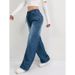 European And American Sizes - Cross-border Bestseller Trendy Elastic Wide-leg Women's Jeans_ecoleips.com