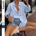 DiYun Cross-Border European And American Casual Vacation High-End Long-Sleeve Women's Blouse 2025 Autumn/Winter_ecoleips.com