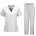 Healthcare Service Surgical Uniforms For Women Scrub Suits Medical Nurse Beauty Salon Work Clothes Clinical Short Sleeved Wash Clothes_ecoleips.com