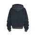 Unisex Heavyweight Washed Distressed Two-Tone Zip-Up Hoodie - Streetwear Pullover With Hood For Men & Women_ecoleips.com