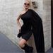 Summer Fashion Sexy Asymmetrical Shoulder Ribbon Slim Fit Hip Wrapped Bodycon Dress Casual Party_ecoleips.com