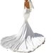 Women's Clothing Trailing Suspender Mesh Dress Evening Dress_ecoleips.com