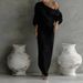 2026 Spring New Collection: Cross-Border European And American Foreign Trade Women's Fashion Casual Elegant Slanted Neck_ecoleips.com