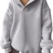 Men's & Women's Oversized Hooded Sweatshirt - Streetwear Pullover With Drop Shoulder Design, Soft Polyester Blend, Unisex Casual Long Sleeve Hoodie_ecoleips.com