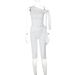 2025 Summer New Fashion Street Style Asymmetrical Neck Sleeveless Top Slim Fit Tie Shorts Set Wholesale_ecoleips.com