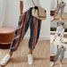 Women's Printed Cotton And Linen Casual Pants With Pocket_ecoleips.com