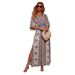 2025 Foreign Trade Women's Fashion European And American Cross-Border Spring Summer Printed Long Short Sleeve_ecoleips.com
