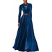 2026 European American Cross-border Independent Site SHEIN Elegant Autumn And Winter Long-sleeved Western-style_ecoleips.com