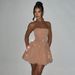 Women's Clothing Summer Strapless Mesh Dress For Women Sexy Fashion Slim Fit Open Back For Formal & Casual For Women_ecoleips.com
