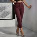 High-Waisted Straight-Leg Minimalist Suit Trousers For Women American Design New Style_ecoleips.com