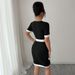 Voya New! Women's Style Light Intellectual Dress, Summer Fragrance Design, Temperament, High Waist Mid Skirt_ecoleips.com
