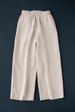 Suitable For All Seasons French Pure Seven-Eight Length Straight Artistic Loose Elastic Waist Wide-Leg Linen Pants For Women_ecoleips.com