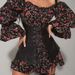 European And American Women's Fashion 2026 Autumn New Product: Stylish Long-sleeve Floral Dress Paired With A Vest,_ecoleips.com