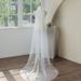 3M Pearl-Embellished Single-Layer Wedding Veil With Comb – Cathedral Length Bridal Accessory For Vintage & Boho Brides (Ivory/White)_ecoleips.com