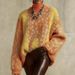 European American Cross-Border Lazy Style Leopard Print Knitted Sweater Women, Autumn And Winter Thickened Loose Vintage_ecoleips.com