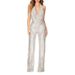 Women's Sequin Halter Neck Jumpsuit Elegant Slim Fit Long Pants European American Fashion 2025 Style_ecoleips.com