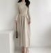K Women's New Knitted Dress With A Sense Of Luxury As An Inner Layer; Long-sleeved A-line Skirt; Long Cardigan Dress_ecoleips.com