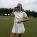 Women's Clothing American Style POLO Shirt Set Summer Knitted Top With Pleated Skirt Short Sleeve Collared Clothing_ecoleips.com