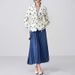 Women's V Neck Jacket Loose Versatile Slimming Lace Up Fashion Outerwear European American Style Autumn Winter New_ecoleips.com