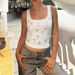 French-style Hot-selling Women's Clothing 2025 Winter Fashion Unique Slim-fit Cropped Top U-neck Knitted Vest For Women_ecoleips.com