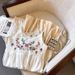 Bohemian Ethnic Style Mid-length Dress, New Fairy-style Round-neck Hollow Embroidered Camisole Dress_ecoleips.com