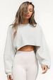 K Women's Short Sports Vest With A Round Neck And A Cropped Top; A T-shirt With Long Sleeves_ecoleips.com
