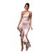 Women's Clothing Fashion Women's Irregular One Shoulder Evening Dress New Temperament Slim Slit Dress_ecoleips.com
