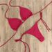 Women's Clothing Halter Neck Tie Bikini Set Solid Color Sexy Swimsuit With Breast Pad Milk Silk Ladies Split Tie_ecoleips.com