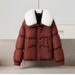Big Fur Collar Cotton-padded Coat For Women's New Winter Loose Wear With Down Cotton Jacket_ecoleips.com